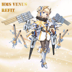 This is a pixiv picture whose title is HMS Venus KAI.