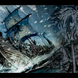 This is a pixiv picture whose title is 【PFLS】武装船団『ヨークトャル船団』.