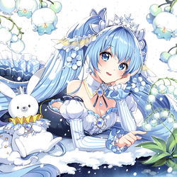 This is a pixiv picture whose title is SNOW MIKU 2019.