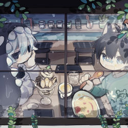 This is a pixiv picture whose title is ひとやすみ.