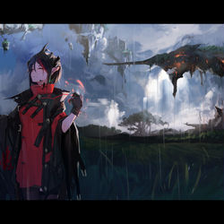 This is a pixiv picture whose title is 【PFLS】ドラゴン.