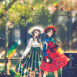 This is a pixiv picture whose title is 日暖花春.