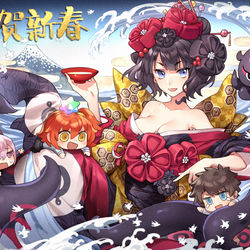 This is a pixiv picture whose title is 新春快乐~.