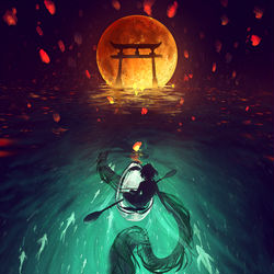 This is a pixiv picture whose title is Water's Shadow.