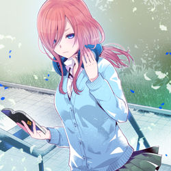 This is a pixiv picture whose title is 三玖.