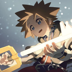 This is a pixiv picture whose title is キーブレード.
