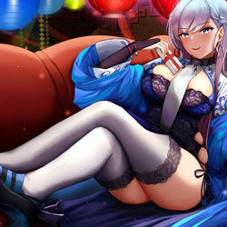 This is a pixiv picture whose title is ベルファスト.