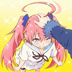 This is a pixiv picture whose title is ミリムは褒めてほしそうだ[選択肢あり].