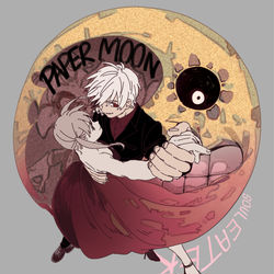 This is a pixiv picture whose title is PaperMoon.