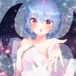 This is a pixiv picture whose title is 風呂とレミリア.