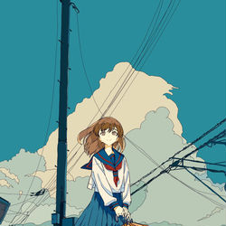 This is a pixiv picture whose title is 君が思い出になる前に.