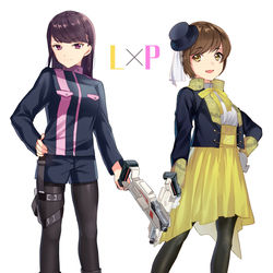 This is a pixiv picture whose title is ルパパト女子.