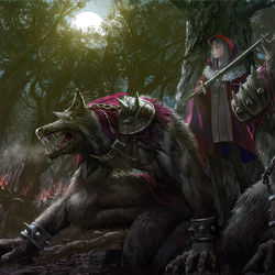 This is a pixiv picture whose title is 【PFLS】月光のRed Hood【アンダーリアの乱】.