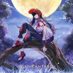 This is a pixiv picture whose title is 【PFLS】樹海のトリ【エルダーグラン】.