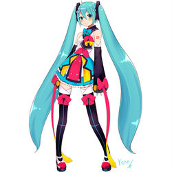 This is a pixiv picture whose title is マジカルミライ.