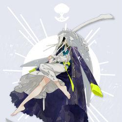 This is a pixiv picture whose title is 【PFLS】ソラクジラ【エルダーグラン】.