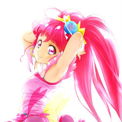 This is a pixiv picture whose title is キュアスター.
