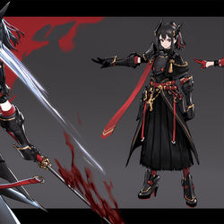 This is a pixiv picture whose title is 【PFLS】以战去战.
