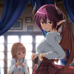 This is a pixiv picture whose title is グレアとアン.