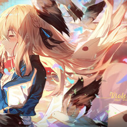 This is a pixiv picture whose title is 最後の手紙.