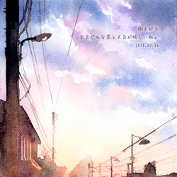 This is a pixiv picture whose title is 雨上がる.