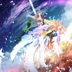 This is a pixiv picture whose title is 【お仕事】TCG NOVA:ガディアンライト.