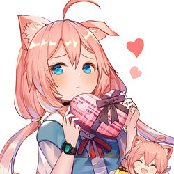This is a pixiv picture whose title is バレンタインひなたちゃん.