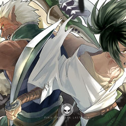 This is a pixiv picture whose title is 【PFLS】乱戦【アンダーリアの乱】.