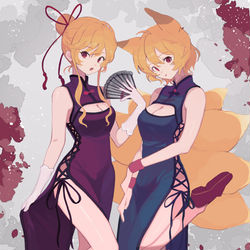This is a pixiv picture whose title is チャイナ八雲.
