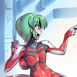 This is a pixiv picture whose title is エステバリスで.