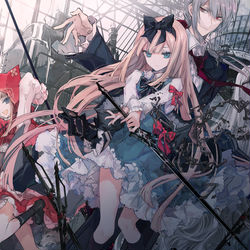 This is a pixiv picture whose title is Requiem.
