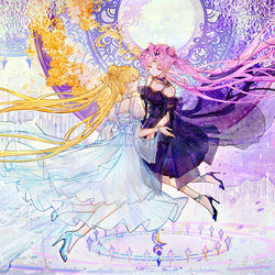 This is a pixiv picture whose title is ☪.