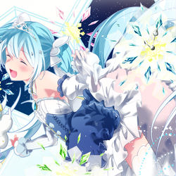 This is a pixiv picture whose title is Happy!! Snow World!!.