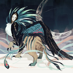 This is a pixiv picture whose title is 【PFLS】ネィティティ【モンスター】.
