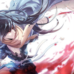 This is a pixiv picture whose title is 百鬼丸.