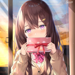 This is a pixiv picture whose title is 受け取ってくれますか…?.