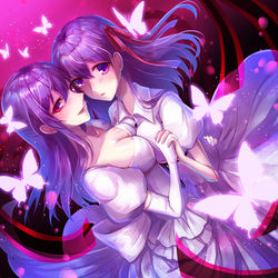 This is a pixiv picture whose title is せんぱい.