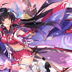 This is a pixiv picture whose title is 月読.