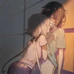 This is a pixiv picture whose title is 純愛やーらしか！.