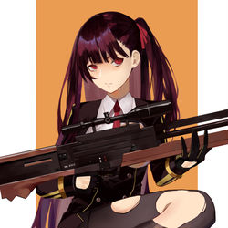 This is a pixiv picture whose title is WA2000.