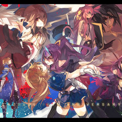 This is a pixiv picture whose title is 10周年（と二か月半）.