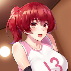 This is a pixiv picture whose title is 白バレー部５.