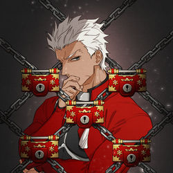 This is a pixiv picture whose title is エミヤのサイコロック.