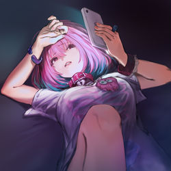 This is a pixiv picture whose title is 「めっちゃやむ…」.