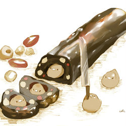 This is a pixiv picture whose title is チョコバー.