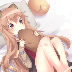 This is a pixiv picture whose title is 「しっぽおいしゅうぅ」.