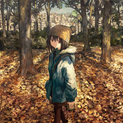 This is a pixiv picture whose title is winter shade.