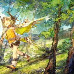 This is a pixiv picture whose title is 【PFLS】蜜持つ旅する木 リシュ【エルダーグラン】.