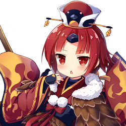 This is a pixiv picture whose title is 紅閻魔ちゃん.