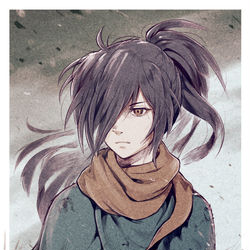 This is a pixiv picture whose title is 百鬼丸.